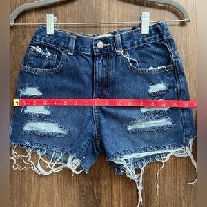 Petite Hand Distressed Jean Shorts -Children’s Place